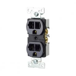 Best reviews of ❤️ Eaton Electrical Outlets 20-Amp Commercial Duplex Outlet, Black ⭐