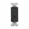 Best Pirce 🔔 Eaton Electrical Outlets 15-Amp Residential Decorator Outlet, Silver Granite 💯