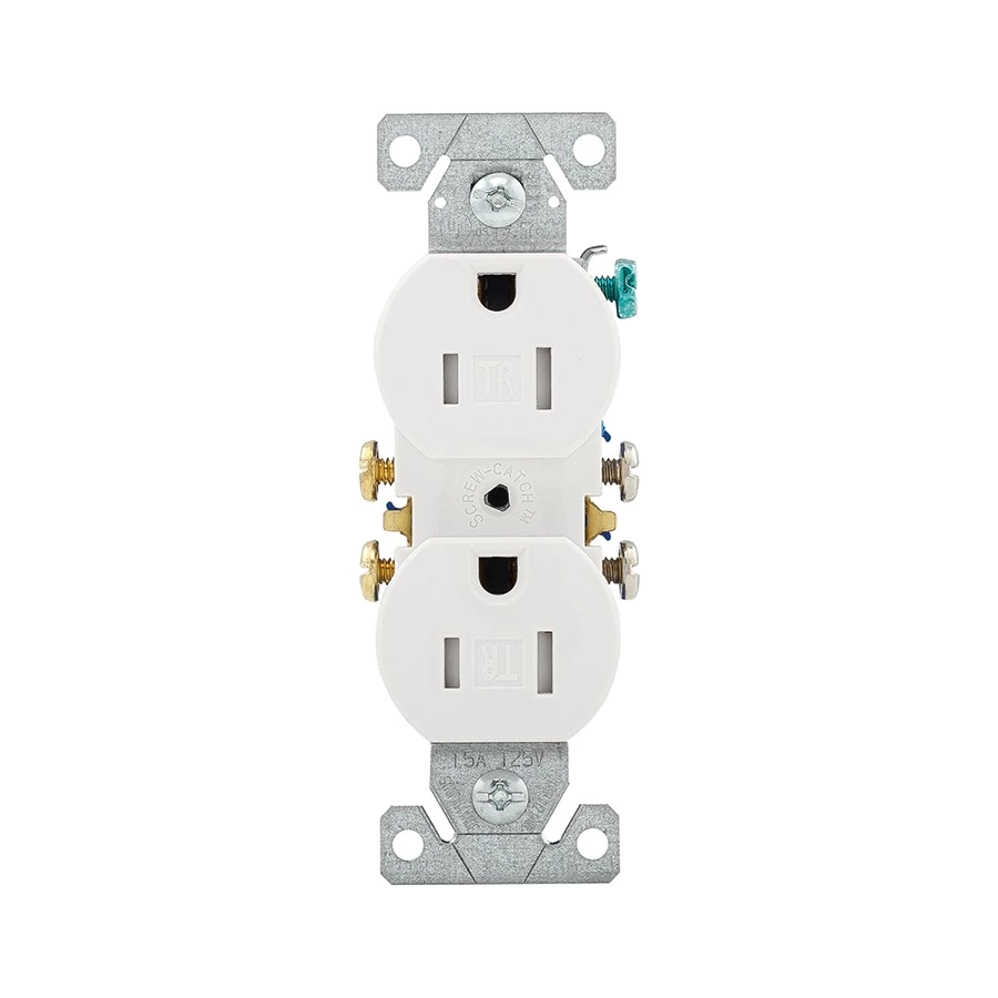Flash Sale 👍 Eaton Electrical Outlets 15-Amp Tamper Resistant Residential Duplex Outlet, White 🤩 1 Flash Sale 👍 Eaton Electrical Outlets 15-Amp Tamper Resistant Residential Duplex Outlet, White 🤩