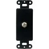 Deals 🧨 Eaton Wall Plates 1-Gang Coaxial Black Decorator Standard Wall Plate Insert 🤩