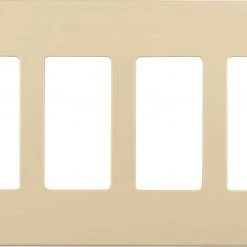 Coupon ⌛ Eaton Wall Plates 4-Gang Ivory Round Wall Plate ❤️