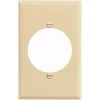 Deals 🛒 Eaton Wall Plates 1-Gang Midsize Round Wall Plate, Ivory ❤️