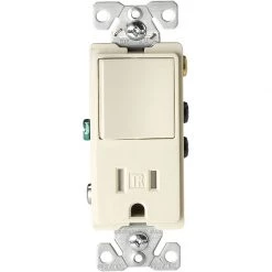 Brand new 🌟 Eaton Electrical Outlets 15-Amp Tamper Resistant Residential/Commercial Decorator Outlet/Switch, Light Almond 🤩