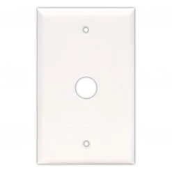 Promo ✔️ Eaton Wall Plates 1-Gang Coaxial White Wall Plate ❤️