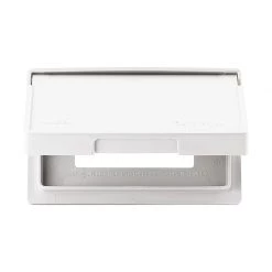 Best Pirce ⭐ Eaton Electrical Outlet Covers Non-Metallic White 1-Outlet Weatherproof Electrical Outlet Cover ✔️