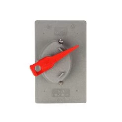 Discount ⌛ Eaton Electrical Outlet Covers Non-Metallic Gray 1-Outlet Weatherproof Electrical Outlet Cover 👍