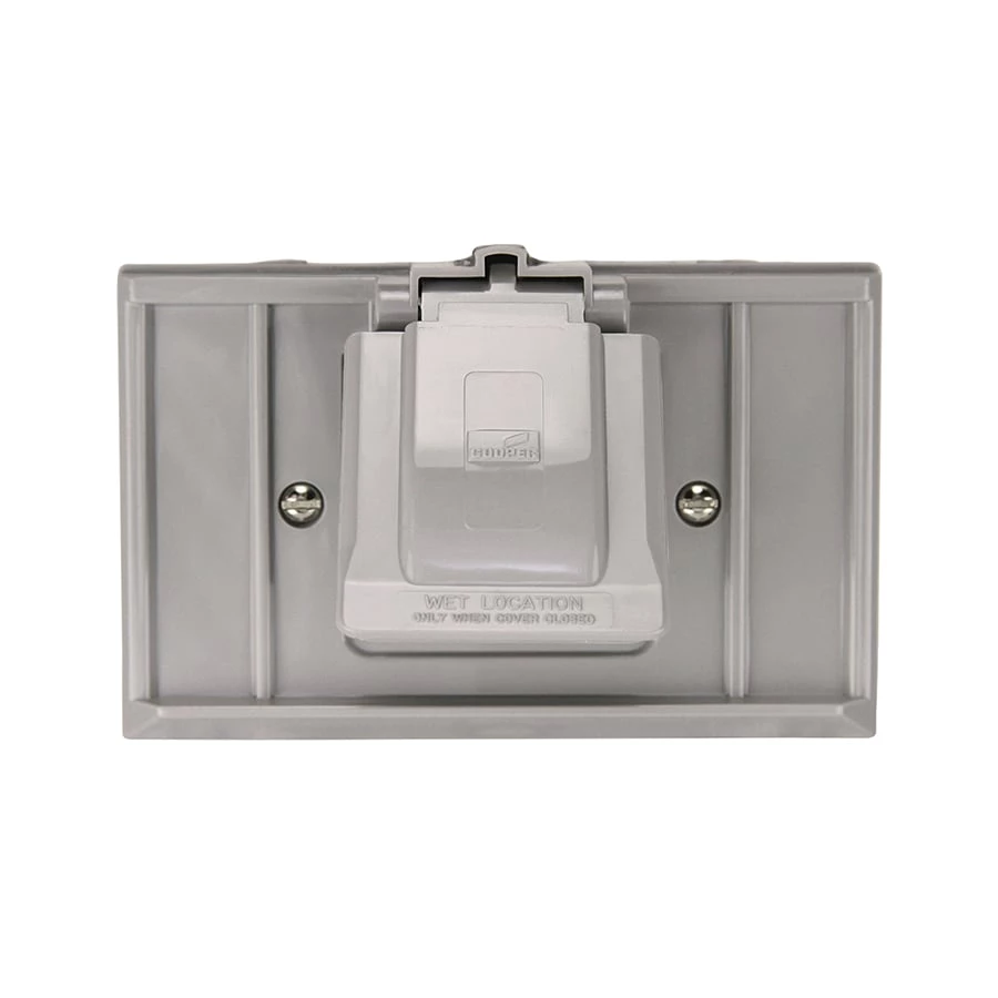 Budget โ Eaton Electrical Outlet Covers Non-Metallic Gray 1-Outlet Weatherproof Electrical Outlet Cover ๐ 1 Budget โ Eaton Electrical Outlet Covers Non-Metallic Gray 1-Outlet Weatherproof Electrical Outlet Cover ๐