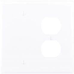 Best Pirce 🎉 Eaton Wall Plates 2-Gang Wall Plate, White 🔥