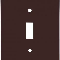 Hot Sale 🌟 Eaton Wall Plates 1-Gang Toggle Wall Plate, Brown 🌟