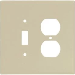 Hot Sale ⭐ Eaton Wall Plates 2-Gang Wall Plate, Ivory 👏