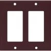 Best deal ❤️ Eaton Wall Plates 2-Gang Decorator Wall Plate, Brown ❤️
