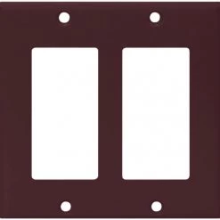 Best deal ❤️ Eaton Wall Plates 2-Gang Decorator Wall Plate, Brown ❤️