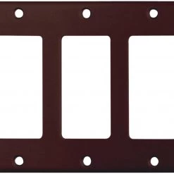 Brand new 🎁 Eaton Wall Plates 3-Gang Decorator Wall Plate, Brown ❤️