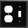Best Pirce 🤩 Eaton Wall Plates 2-Gang Wall Plate, Black 🤩