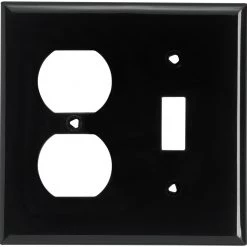 Best Pirce 🤩 Eaton Wall Plates 2-Gang Wall Plate, Black 🤩