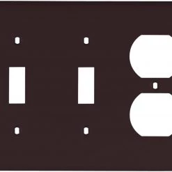 Brand new 🎁 Eaton Wall Plates 3-Gang Wall Plate, Brown 🎉