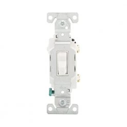 Best deal 👍 Eaton Light Switches 15-Amp Single-Pole Toggle Light Switch, White ✔️