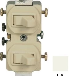 Discount 👍 Eaton Light Switches 15-Amp 3-Way Combination Light Switch, Light Almond ❤️