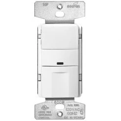 Hot Sale ❤️ Eaton Light Sensors Single-Pole/3-Way Occupancy Motion Sensor Light Dimmer, White 👍