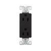 Wholesale ❤️ Eaton Electrical Outlets 15-Amp Residential Decorator Outlet, Black 🤩