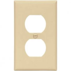 Best Sale 🔥 Eaton Wall Plates 1-Gang Standard Duplex Wall Plate, Ivory (10-Pack) 😍