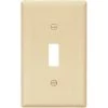 Flash Sale 🤩 Eaton Wall Plates 1-Gang Standard Toggle Wall Plate, Ivory (10-Pack) 👏