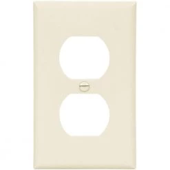 Budget 🌟 Eaton Wall Plates 1-Gang Standard Duplex Wall Plate, Light Almond (10-Pack) ⌛