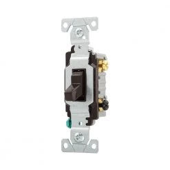 Wholesale 💯 Eaton Light Switches 20-Amp 3-Way Toggle Light Switch, Brown ⌛ -EatonWagner Sales Shop 09535131