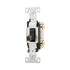 Cheap 🎉 Eaton Light Switches 20-Amp Toggle Light Switch, Black 🧨 -EatonWagner Sales Shop 09535144