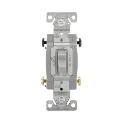 Outlet 🛒 Eaton Light Switches 15-Amp 4-Way Toggle Light Switch, Gray 🔔