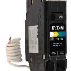 Best reviews of ✔️ Eaton Circuit Breakers Type BR 20-Amp 1-Pole Dual Function AFCI/GFCI Circuit Breaker 👏