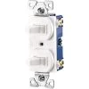 Promo 🎉 Eaton Light Switches 15-Amp Single-Pole Combination Light Switch, White 🎉