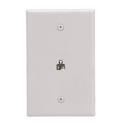 Budget 🎁 Eaton Wall Plates 1-Gang Coaxial Midsize Wall Plate, White 😍
