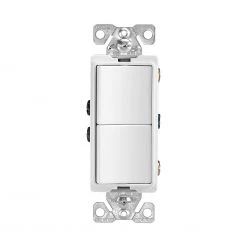 Best deal 💯 Eaton Light Switches 15-Amp Single-Pole Combination Light Switch, White 🎉