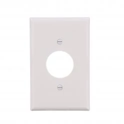 Discount 😍 Eaton Wall Plates 1-Gang Midsize Round Wall Plate, White ⌛