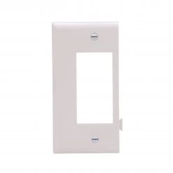Buy 💯 Eaton Wall Plates 1-Gang Midsize Decorator Wall Plate, White ⌛