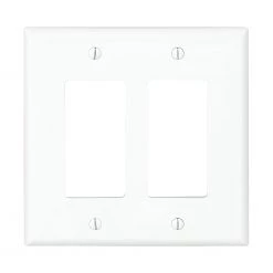 Cheapest ⌛ Eaton Wall Plates 2-Gang Midsize Decorator Wall Plate, White 😍