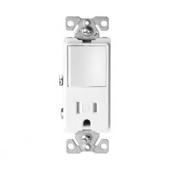 Top 10 🧨 Eaton Electrical Outlets 15-Amp Tamper Resistant Residential/Commercial Decorator Switch Outlet, White ✔️