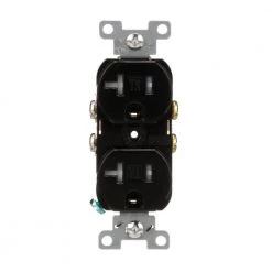 Flash Sale 🎉 Eaton Electrical Outlets 20-Amp Tamper Resistant Commercial Duplex Outlet, Black 👍