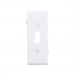 Deals ✔️ Eaton Wall Plates 1-Gang Midsize Toggle Wall Plate, White ⌛
