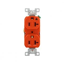 Best deal ❤️ Eaton Electrical Outlets Arrow Hart 20-Amp Residential/Commercial Duplex Outlet, Orange 👍 -EatonWagner Sales Shop 14500828