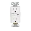Budget 😍 Eaton Electrical Outlets 15-Amp Tamper Resistant Audible Alarm GFCI Residential Decorator Outlet, White ⭐
