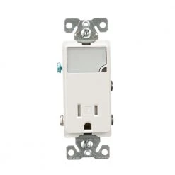 Cheapest 😀 Eaton Electrical Outlets 15-Amp Tamper Resistant Residential Decorator Outlet with Night Light, White 😀
