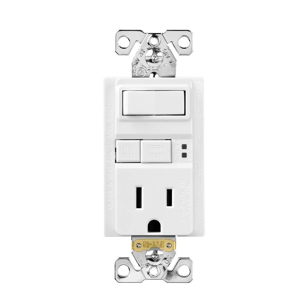 Deals ๐คฉ Eaton Electrical Outlets 15-Amp Tamper Resistant GFCI Residential Decorator Switch Outlet, White ๐ 1 Deals ๐คฉ Eaton Electrical Outlets 15-Amp Tamper Resistant GFCI Residential Decorator Switch Outlet, White ๐