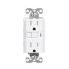 Best Sale ⌛ Eaton Electrical Outlets 15-Amp Tamper Resistant AFCI GFCI Residential/Commercial Decorator Outlet, White ❤️