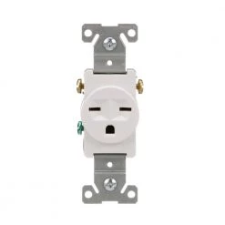 Coupon 🤩 Eaton Electrical Outlets 15-Amp Commercial Round Outlet, White 🎉
