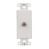 Buy 💯 Eaton Wall Plates 1-Gang Coaxial Standard Decorator Wall Plate Insert, White ⌛