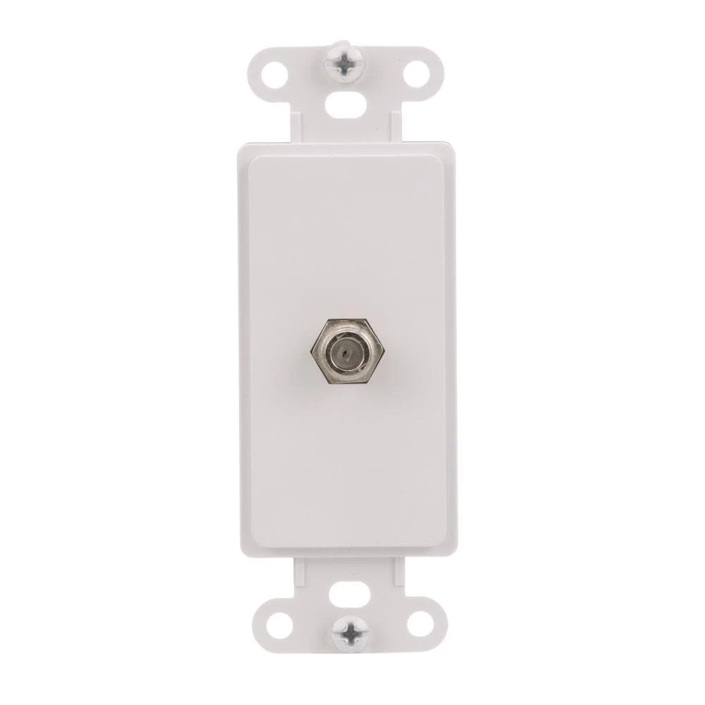 Buy ๐ฏ Eaton Wall Plates 1-Gang Coaxial Standard Decorator Wall Plate Insert, White โ 1 Buy ๐ฏ Eaton Wall Plates 1-Gang Coaxial Standard Decorator Wall Plate Insert, White โ