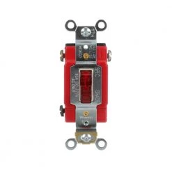 Best Sale ๐งจ Eaton Light Switches 20-Amp Single-Pole Pilot Light Toggle Light Switch, Red ๐