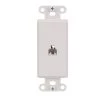 Brand new 🌟 Eaton Wall Plates 1-Gang Coaxial Specialty Decorator Wall Plate Insert, White 🎉